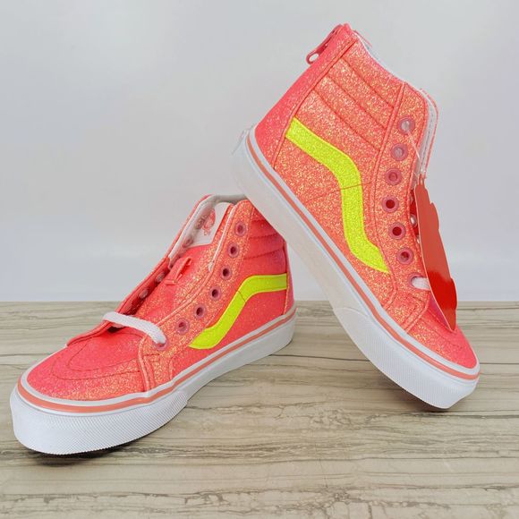 Vans Other - VANS-SK8-HI ZIP NEON GLITTER (KIDS-3K)